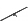 Mexen Flat 360° Slim Platt 360° Super Slim roterbar linjär golvbrunn 130 cm, svart - 1751130